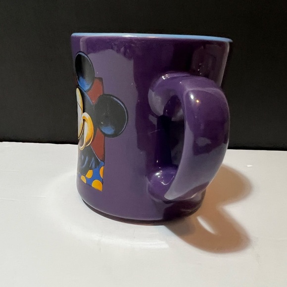 Walt Disney World Minnie Mouse With Flower Purple Ceramic Coffee Mug Tea Cup - Picture 2 of 7